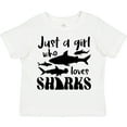 thumbnail image 3 of Inktastic Just a Girl Who Loves Sharks Girls Toddler T-Shirt, 3 of 5