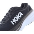 thumbnail image 3 of Hoka One Mens Bondi 8 Road Running Shoes - Black/White - 9.5, 3 of 5