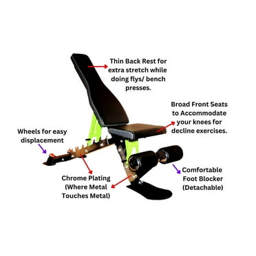 Adjustable Workout Bench All in One