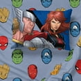 Marvel Avengers 5 Piece Twin Bed Set Featuring Iron Man, Captain