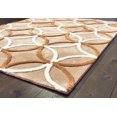 thumbnail image 3 of United Weavers Telegonus Oracle Geometric Beige Woven Microfiber Area Rug, 3 of 5