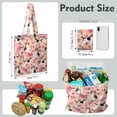 thumbnail image 2 of Cute Dog Canvas Tote Bag – Cartoon Puppy & Paw Print Design, Reusable Cotton Shopping Bag with Artistic Watercolor Dog Illustration for Dog Lovers, Pet Owners, and Animal Fans, 2 of 7