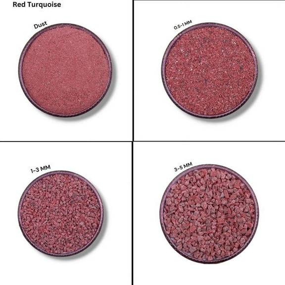 Crushed Red Garnet Gemstone Coarse All Size Natural Garnet Gemstone Powder Crushed For Woodwork, Ring Inlay, Healing Stone Powder Inlay 0.5 to 1 MM 50 Gram ( 1.76 OZ )