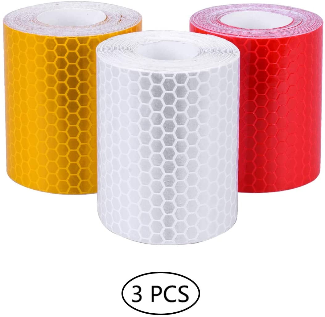 Self-adhesive Roll Tape Sticker Decal 3M Orange Color Reflective Safety Warning 