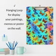 thumbnail image 2 of GZHJMY Clipboard for Classrooms Office Rainbow Butterfly Plastic Clipboard Standard Letter Size A4 Clipboard with Low Profile Metal Clip Decorative Clip Boards for Teachers, 2 of 6