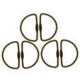 thumbnail image 4 of Durable Steel Screw Lock Keychain Rings, Simple Car keychain for Men Women, 6PCS Bronze, 4 of 9