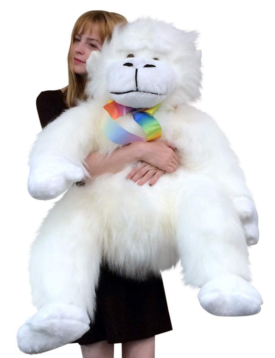 white gorilla stuffed animal