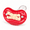 C, variant on Funny Soft Novelty Pacifier with Playful Facial Expression for Funny Photos, Family Gatherings and Gift Ideas (C)