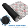 thumbnail image 6 of Long Mouse Pads for Desk,Pioneer Flower Floral Print Pattern Desk Mats on Top Of Desks, Desk Mouse Pad Extra Large with 3mm Non-Slip Base and Stitched Edge for Gaming,Office,Work,Home 31.5"x15.7", 6 of 6