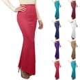 thumbnail image 7 of Alkepwun Long Skirts for Women Trendy High Waisted Solid Ruffle Bodycon Fishtail Pencil Skirts Going Retro Lightweight Elastic Breathable Flowing Skirts for Evening Party, 7 of 7