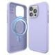 thumbnail image 1 of Funda de silicona magnética Elago para iPhone 15 Pro Max, color morado, 1 of 6