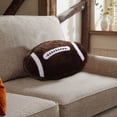 thumbnail image 4 of Large 18 Inch Sports Ball Pillow, Super Soft Plush Soccer Football Basketball Shaped Throw Pillow, Stuffed Microfiber Decor for Game Room, Bedroom, and Dorm Room, Machine Washable, 4 of 6