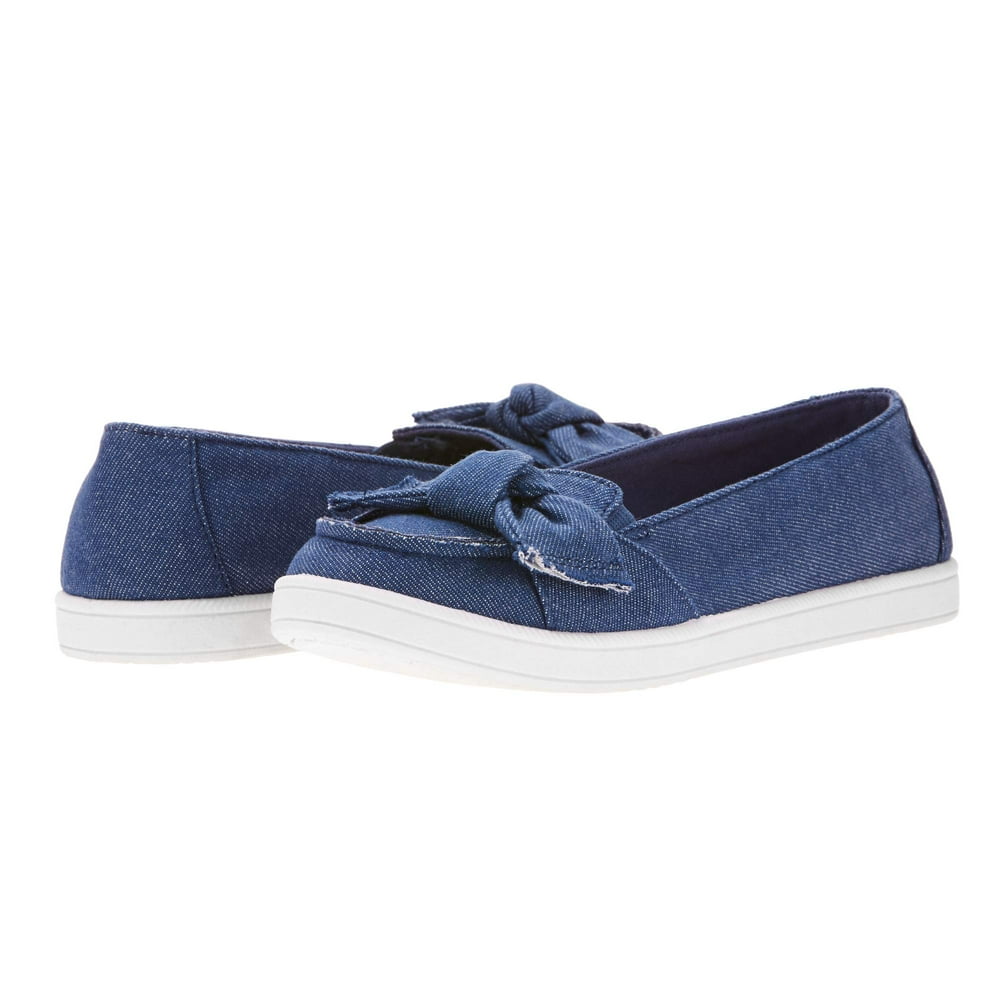 Time and Tru - Time and Tru Women's Surf Moccasin Bow Sneaker - Walmart.com - Walmart.com