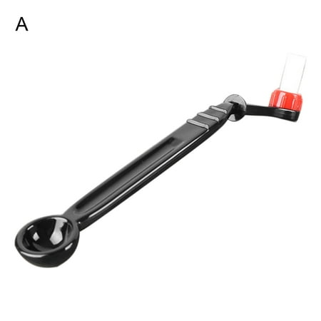 

Meizhencang Double Head Anti-scalding Espresso Coffee Machine Curved Cleaning Brush Spoon