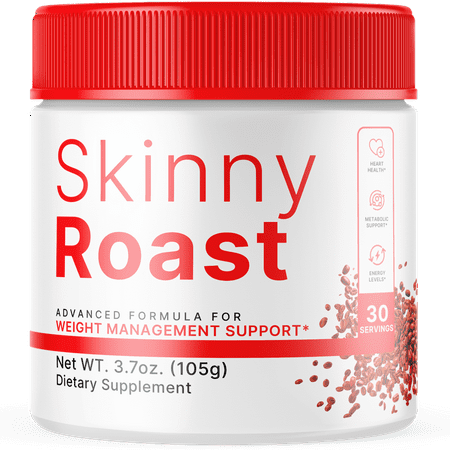 Skinny Roast Advanced Formula Weight Management Powder Supplement Maximum Strength Fitness Support 30 Servings