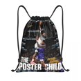 thumbnail image 2 of Mochila deportiva con cordón para gimnasio, bolsa de deporte con diseño de jugador de baloncesto Anthony Edwards, 2 of 4