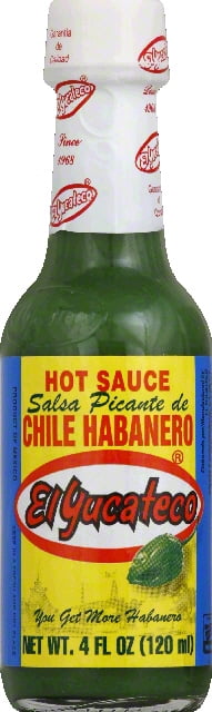 El Yucateco Salsa Picante de Chile Habanero Hot Sauce, 4 fl oz by La Morena Dist.