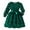 r-650Green243, variant on MEZZALL Dresses Girls Long Sleeve Dress With 3D Floral Pearl Elegant Solid Color Party Dress For Toddler Kids Boho Child Crew Neck Solid Color Sundress
