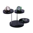 thumbnail image 4 of CIMAXIC 2Pcs Black Rotating Jewelry Stand with Three Layer Tray for Necklace Storage, 4 of 8