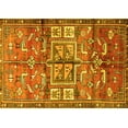thumbnail image 1 of Ahgly Company Indoor Rectangle Animal Yellow Traditional Area Rugs, 3' x 5', 1 of 4
