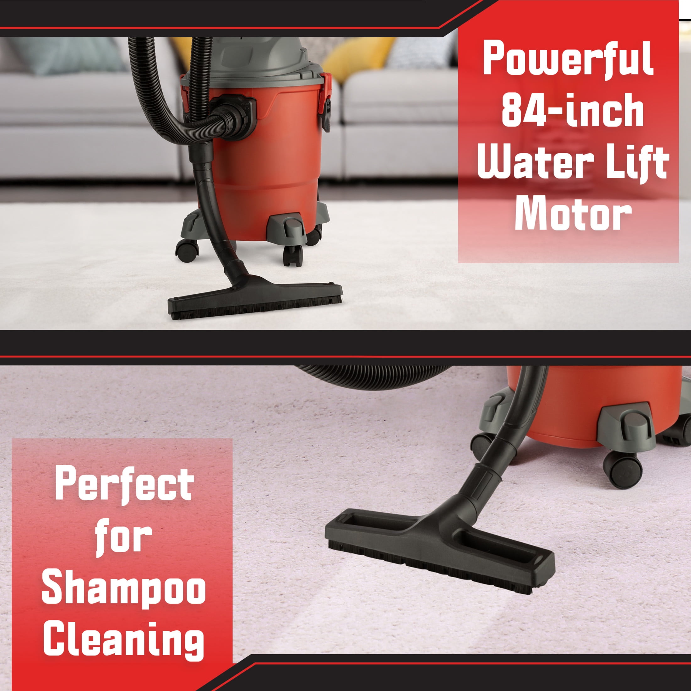 Stalwart 5.5 Gallon 5.5 Peak HP Shop Vacuum Wet and Dry Shop Vac