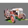 thumbnail image 3 of Kalina, Emily 24x20 Black Modern Framed Museum Art Print Titled - Vintage Tractor XIV, 3 of 5