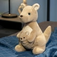 thumbnail image 4 of Kangaroo Plush Stuffed Animal-Soft & Cute Kangaroo Mother Child Plush Toy for Kids Gift To Chlidren, 4 of 8