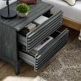 thumbnail image 7 of Modway Render Two-Drawer Particleboard Wood Nightstand in Charcoal, 7 of 7