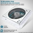 thumbnail image 4 of Hike Crew 14” Roof Fan, 6-Speed, RV & Motorhome Fan W/ Remote & Auto Temperature, 4 of 6