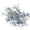 Blue, variant on Wedding Bouquet Artificial Gypsophila Flowers, 20.5in Soft Touch Faux Floral Stems for Bridal Party and Home Vase Decor, Decorative Plastic Floral Sprays