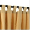 Sunbrella Canvas Wheat Outdoor Curtain with Tabs 50 in. x 84 in.