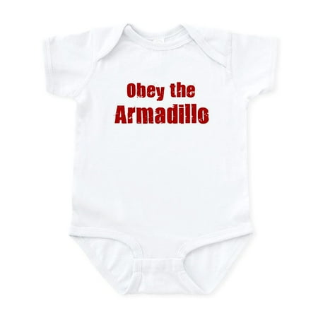 

CafePress - Obey The Armadillo Infant Bodysuit - Baby Light Bodysuit Size Newborn - 24 Months