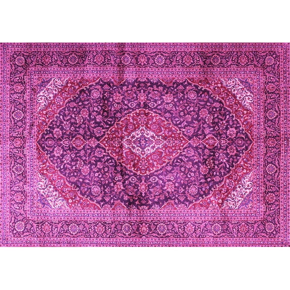 Ahgly Company Indoor Rectangle Persian Pink Traditional Area Rugs, 2' x 4'