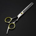 thumbnail image 4 of Tijeras profesionales para cortar el cabello de 15 cm (6 pulgadas), fabricadas en acero japonés 440C, afiladas como navajas, ergonómicas, para peluquería y barbería., 4 of 5