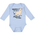 thumbnail image 3 of Inktastic Grandma's You Say Alpaca My Bags Boys or Girls Long Sleeve Baby Bodysuit, 3 of 5