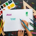 thumbnail image 7 of Uxcell Watercolor Pencil for Blending, Coloring, Sketch Drawing, Painting, 12Pcs, Purple, 7 of 7