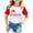 Red, variant on LUOGENLI Girls Summer Tops Size 8 Boys and Girls Us City Print Raglan Short Sleeve T Shirt Tank Tops for Girls 10-12 Trendy Shirts for Girls 8-10 Cute 6-7 Years