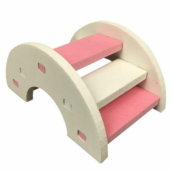UDIYO Hamster Rat PVC Animal Small Cute Pet Mouse Funny Playing Toy Ladder Bridge