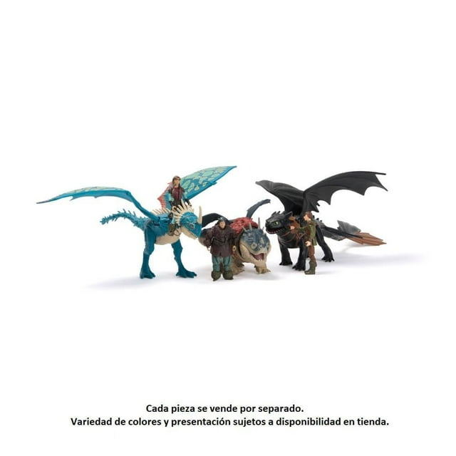 Vikingo y Dragon Dragones Spinmaster Figura de Dragón con su Vikingo con personajes diferentes