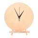 thumbnail image 1 of Blank Wood Clock: 25cm Round Wooden Clock Dial With Rack & Pointer For Diy Painting - Home Decor Craft For Living Room Bedroom Office, 1 of 3