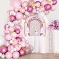 thumbnail image 4 of Guirlande de Ballons d'Anniversaire, Arche de Ballons - Ballons Roses, Ballons Blancs et Confettis, Guirlande de Ballons Roses pour Décorations d'Anniversaire, Mariages, Décorations d'Halloween, Fille, 4 of 5