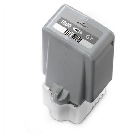PrinterDash Compatible Replacement for ImagePROGRAF PRO 1000 Gray Pigment Wide Format Replacement (80ML) (0552C002)