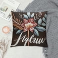 thumbnail image 2 of Qinduosi Decorative Throw Pillow Covers Set o Brown Pillow Covers inch Modern Farmhouse Outdoor Pillow Covers for Couch Sofa Living Room Bed and Car,Throw Pillow Cases Linen Pillow Case, 2 of 5