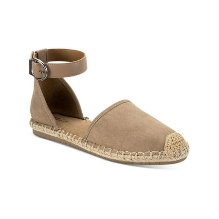 

Style & Co. Womens Paminna Faux Suede Toe Cap Flat Sandals Taupe 8 Medium (B M)
