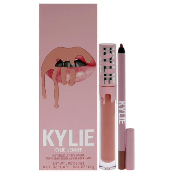 Kit de labios Kylie Cosmetics Matte 700 Bare de 2 piezas para mujer