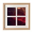 thumbnail image 1 of Fancy Nebula Dark Universe Frame Wall Tabletop Display 4 Openings Picture, 1 of 3