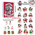 thumbnail image 3 of Magical Christmas Countdown: 24 Days Of Adorable Snowman Shoe Charm, 3 of 6