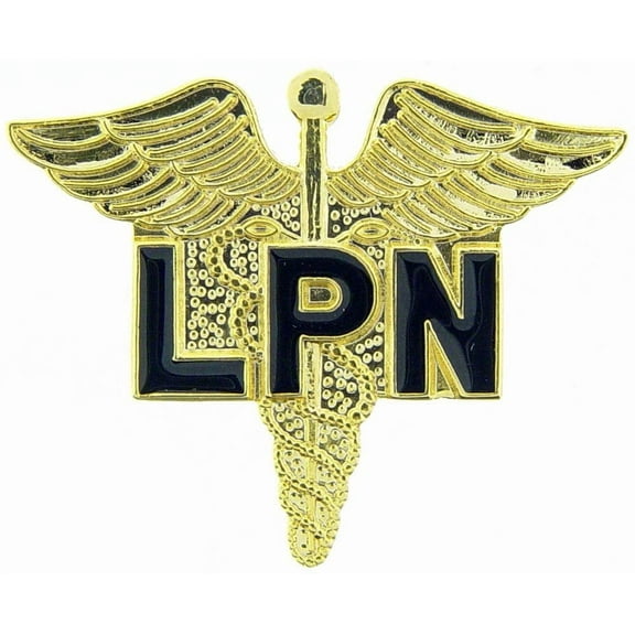 LPN Licensed Practical Nurse 1" Lapel, Hat or Uniform Pin 1 Pin