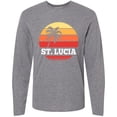 thumbnail image 3 of Inktastic St Lucia Vacation Travel Cruise Long Sleeve T-Shirt, 3 of 5
