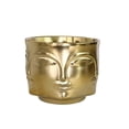 thumbnail image 1 of Macetero de Rostro Ilios Innova Color Dorado ilios innova Dorado, 1 of 9